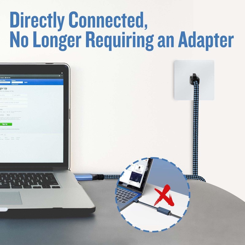 USB to Ethernet Cable, 50Ft to RJ45 Cable,USB to Gigabit Ethernet Cable Thund... gallery