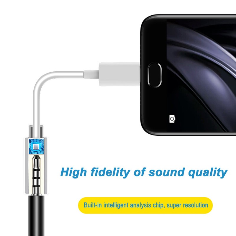 USB-C to 3.5mm Audio Type C headphone Adapter Fits Google Pixel 4/3/3XL/Samsung gallery