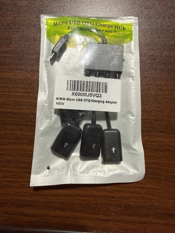 4 Port Micro USB Power Charging OTG Hub Cable