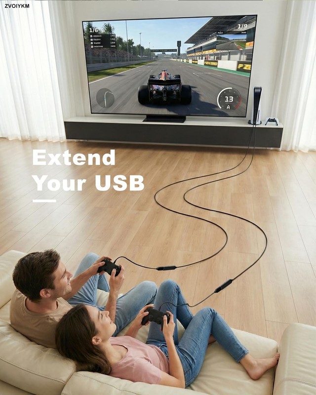 Active USB 2.0 Extension Cable 100FT(30M)with Built-in Signal Booster，480Mbps... gallery