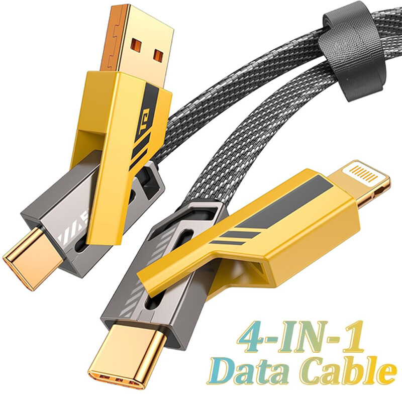 65W Fast Type C Wall Charger , 4-In-1 65W Super Fast Cable For Cell Phone iPad gallery