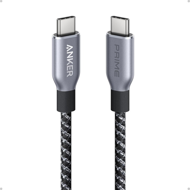 Anker Prime USB C Cable 240W Charging 3ft Braided Nylon for iPhone 16/Galaxy S24