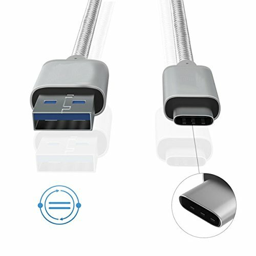 USB Type C Cable, ZEFR Tough Braided Nylon USB C to USB 3.0 Cable (3ft) for gallery