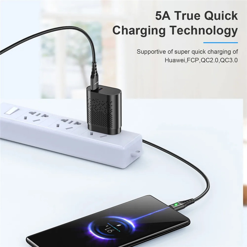 5A Micro USB Cable Fast Charging Mobile Phone Micro USB Wire Cord for Xiaomi And gallery