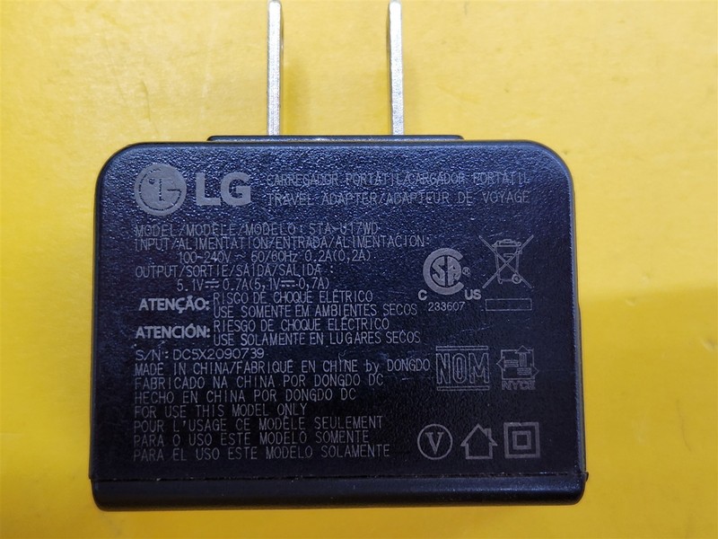 ⭐️⭐️⭐️⭐️⭐️ LG Power Adapter Cube STA-U17WD 5.1V DC 0.7A gallery