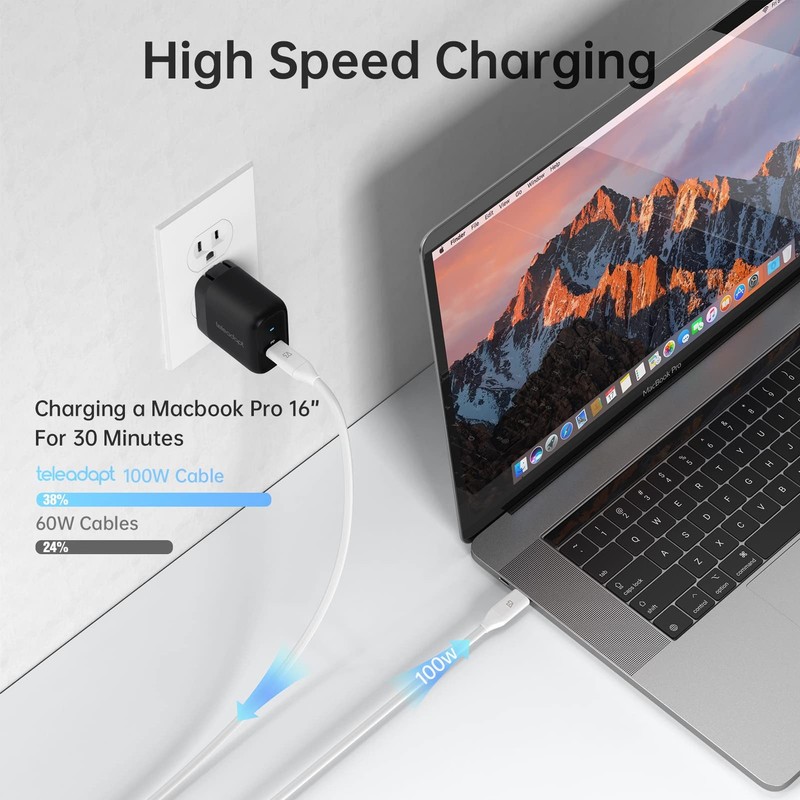 USB C to USB C 3.1 Gen 2 Cable 10Gbps Data Transfer, USB C Video Cable, 4K Vi... gallery