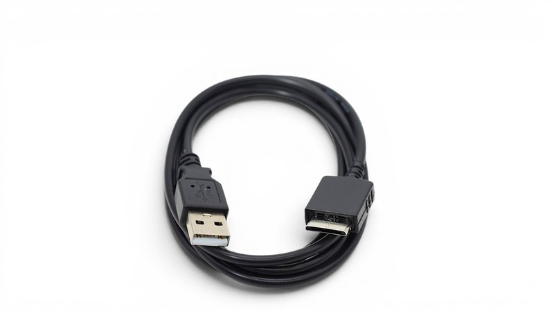 1m USB Sync and Charger Cable for Sony Walkman MP3 MP4 - Black gallery