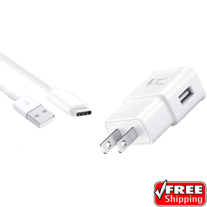 NEW Samsung Adaptive Fast Charger & Type-C USB Cable Samsung Galaxy A11 White