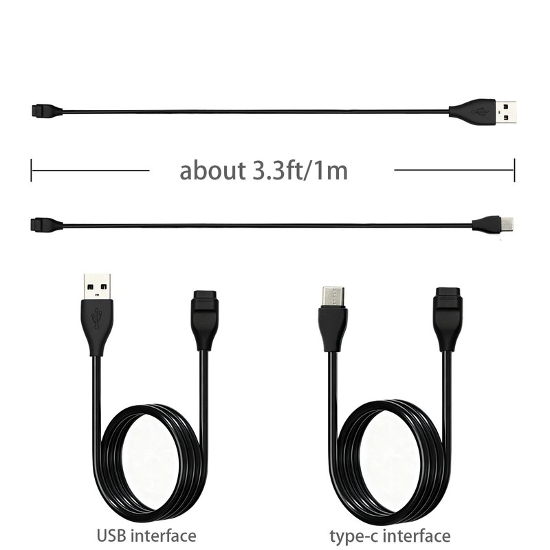 2-Pack 3.3ft Replacement Charging Cable, Charger for Coros Pace 3/Pace 2/Apex... gallery
