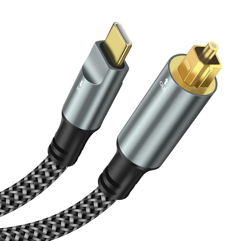 USB to TOSLINK Optical Audio Cable Unidirectional USB to TOSLINK SPDIF Fiber …