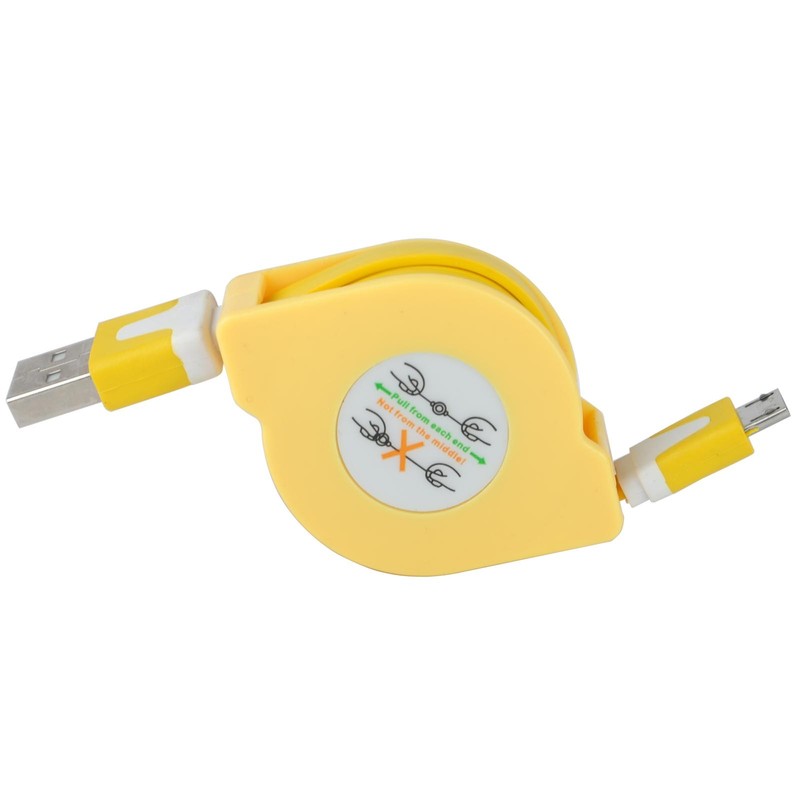 Retractable Micro USB Data Sync Charger Cable Cord Lead For Android Samsung HTC gallery