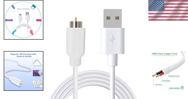 85cm Magnetic USB Charging Cable - Lightweight, Fast Charging for PC & More gallery