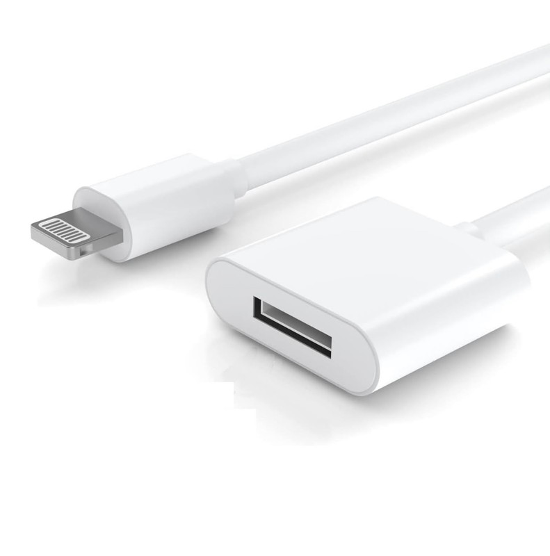 iPhone Charger Extension Cable Compatible for iPhone/iPad,[MFi Certified] Lig…