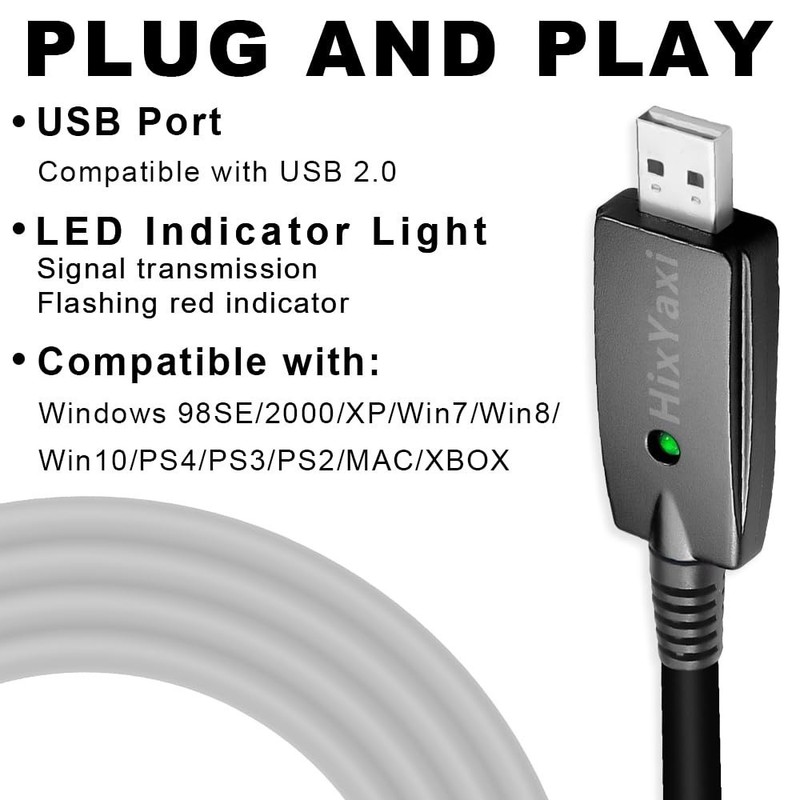 USB Guitar Cable 10FT 6.35mm Instrument Cable for Guitar, Bass, PC Recording gallery