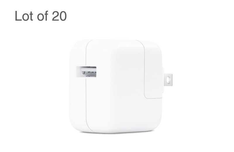 Lot of 20 New Apple 10W USB-A Power Adapter Charger for iPhone iPad iPod A1357