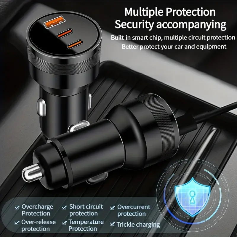 30W Fast Charge USB PD Type-C Car Charger Adapter For iPhone 15 14 11Pro Max Lot gallery