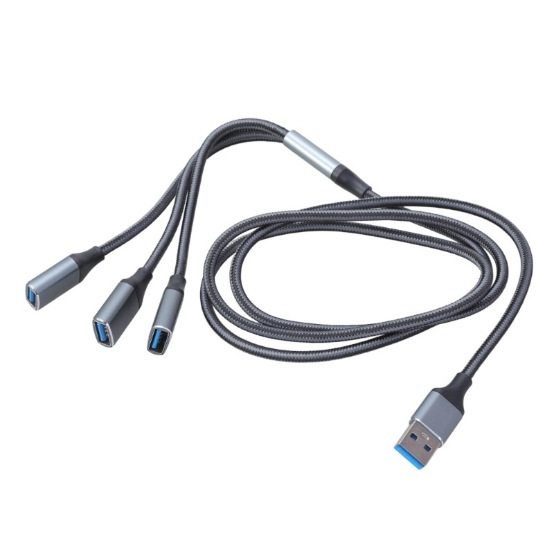 USB Splitter Cable USB2.0 Male to 3 Port Female Multiple USB Port Extender Cable gallery