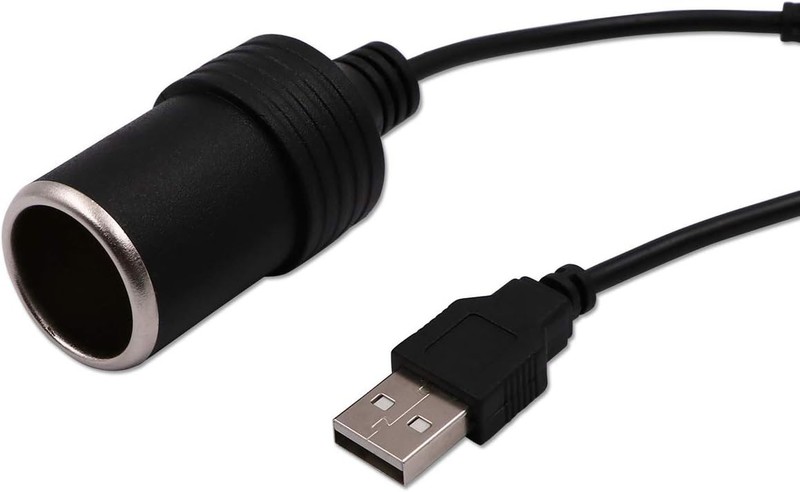 Durable 2-Pack USB to Car Cigarette Lighter Socket Adapters - Travel-Friendly gallery