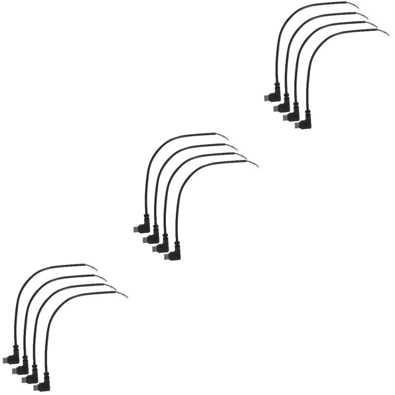 12 Pcs USB Type C Plug Cable Bare Cable 4-Pin End Cable Replacement Repair gallery