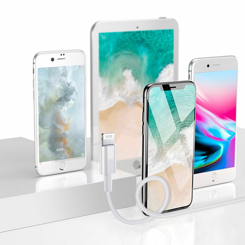 Reversible USB-C Charging Cable for Apple iPhone, iOS 14+ Supported - White, 6FT gallery