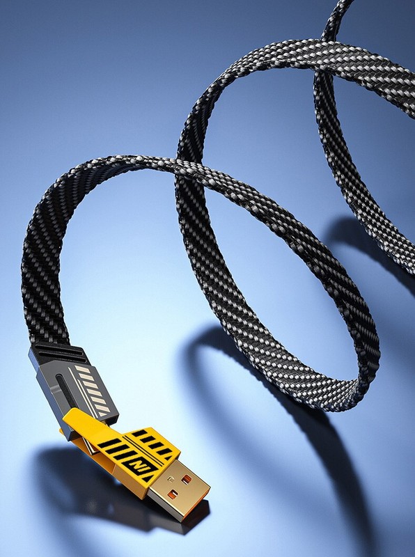 Mecha four in one data cable, super fast charging cable, Type-C transmission gallery