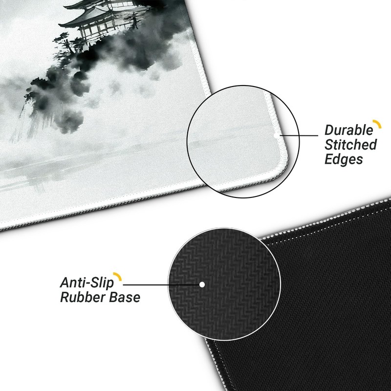 Gaming Mouse Pad with Anti-Slip Rubber Base, Extended Large Computer Mouse Ma... gallery