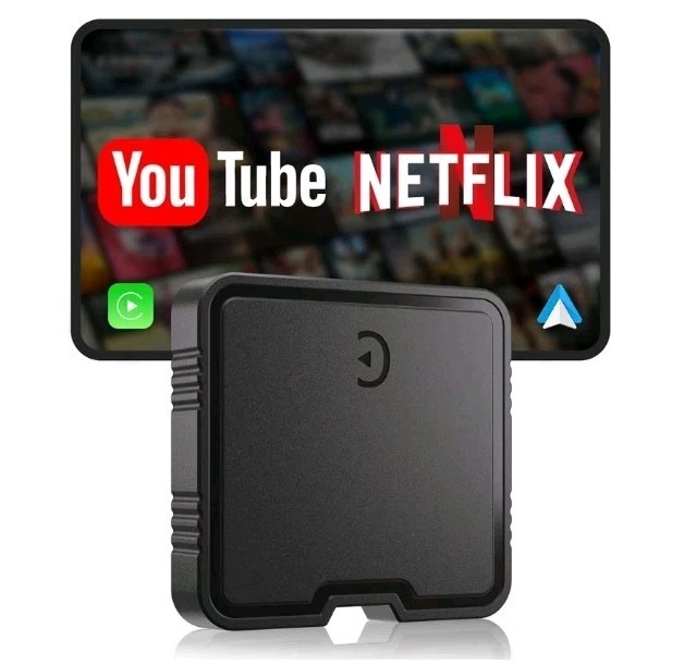 CarPlay Adapter for iPhone & Android Auto – YouTube & Netflix...