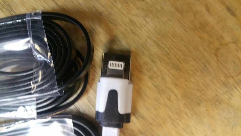 generic flat cable unbreakable data cable for iPhone gallery