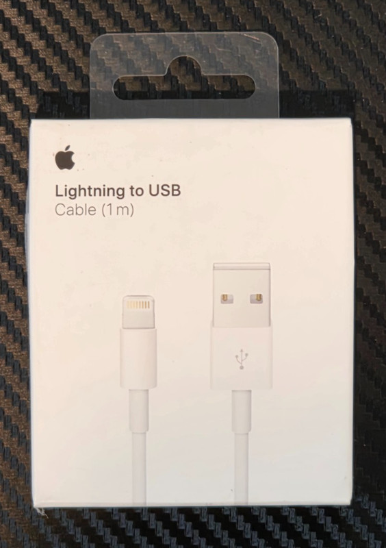 Genuine Apple Lightning To USB Cable 1M White #A1480