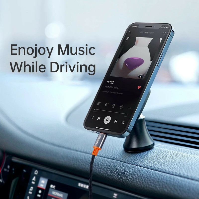 Mcdodo Audio Cable For iPhone to 3.5mm Male For iPhone 13 12 11 X HiFi Speaker gallery