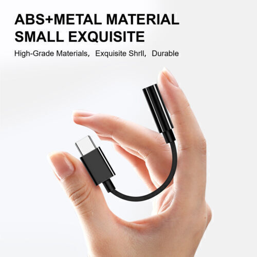 For Samsung Galaxy S24 S22 USB C Cable to 3.5mm Aux Jack Earphone Dongle Adapter gallery