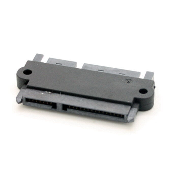 CABLECY Male to Female 22pin SATA Data Power Extension Convertor Adapter for SSD gallery