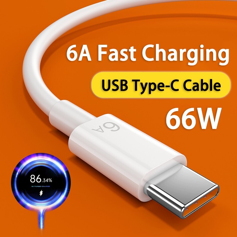 Usb Type C Cable for Xiaomi Redmi POCO Huawei Honor OPPO VIVO OnePlus Mobile Pho