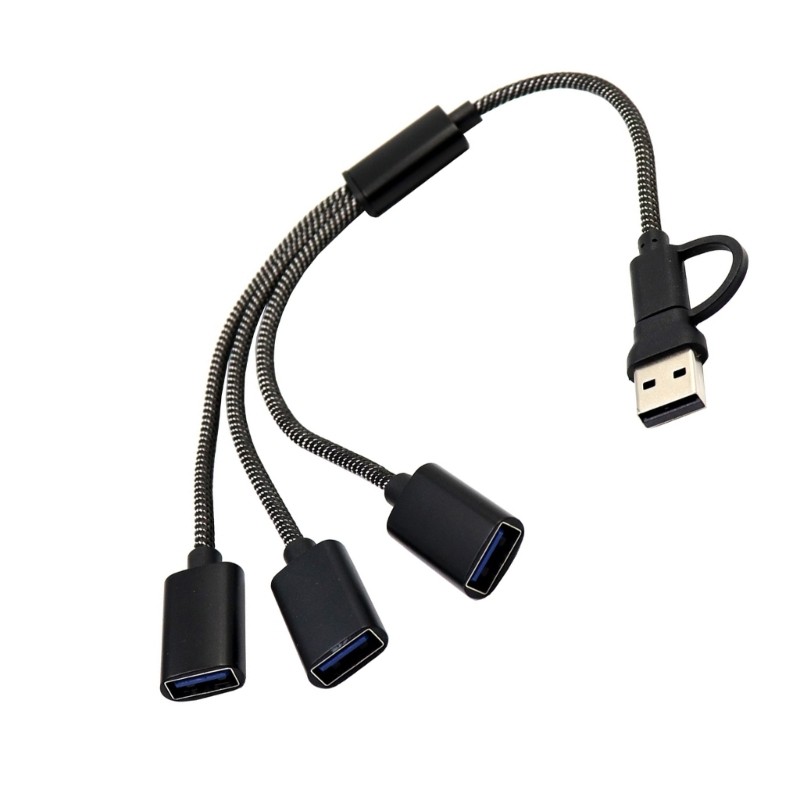 2/3 Port USB Splitter Cable Fast Speed Data Transfer And Power Charging gallery