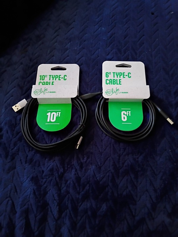 2 Type C Charger Cable 10ft N 6ft