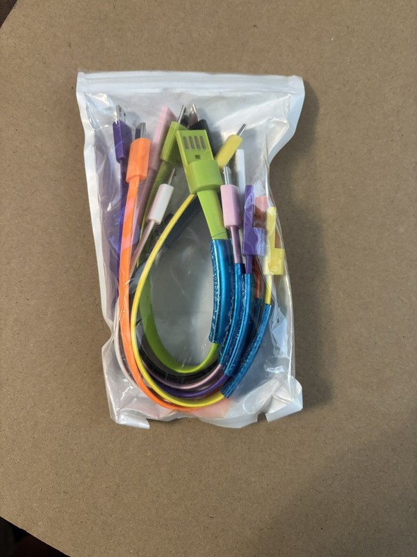 7 Short Flat Bracelet Micro USB 2.0 Sync Data Charger Cable - Android more