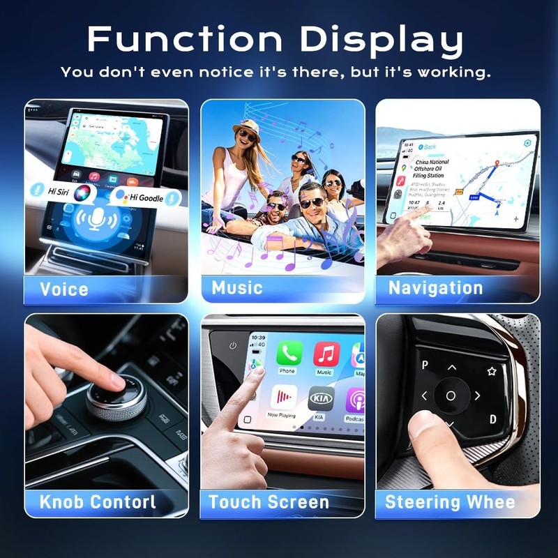 Wireless CarPlay Adapter MINI Ultra3│Plug & Play Convert Wired Carplay to wir... gallery