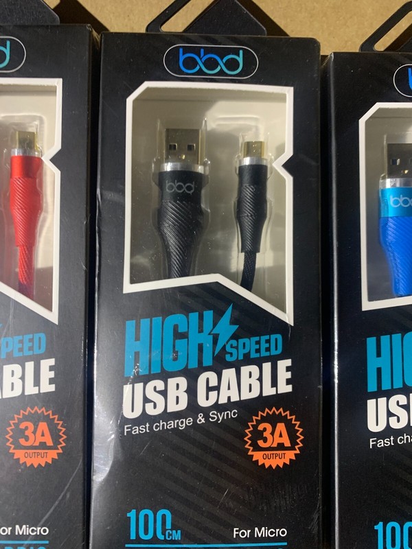 Micro USB Braided Charger Fast Charging 3 amp Cable Cord For Android Cell Phone gallery