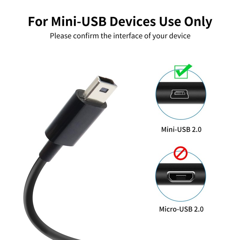 Dual Mini USB Splitter Cable,2 in 1 USB 2.0 A Male to 2 Mini 5 pin Male Data ... gallery