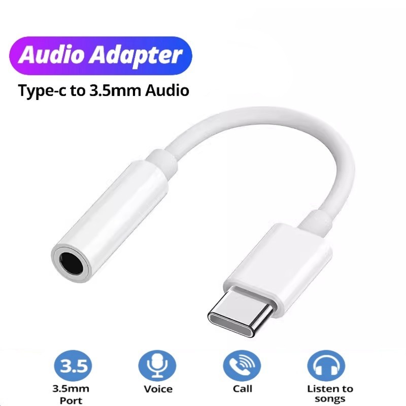 Adapter for iPhone to 3.5mm Jack Connector cable Headphone Aux All iOS 1PCS