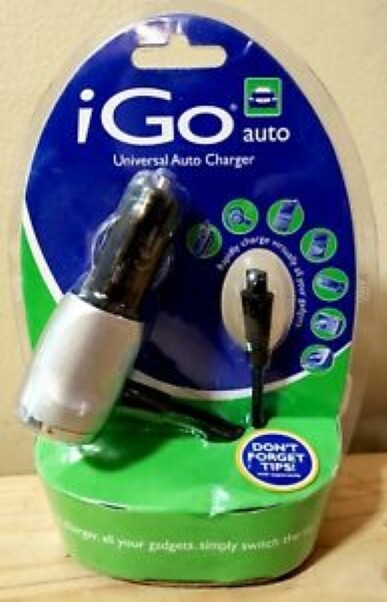 NEW iGo Universal Auto Charger Car DC & Travel System power adapter cell phone