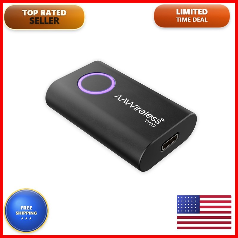 AAWireless AAW2 Wireless Android Auto Adapter – Convert Wired to Wireless
