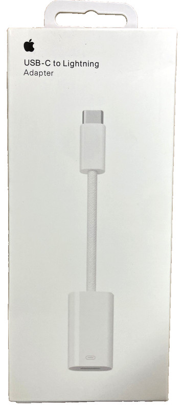 New Apple USB-C to Lightning Adapter