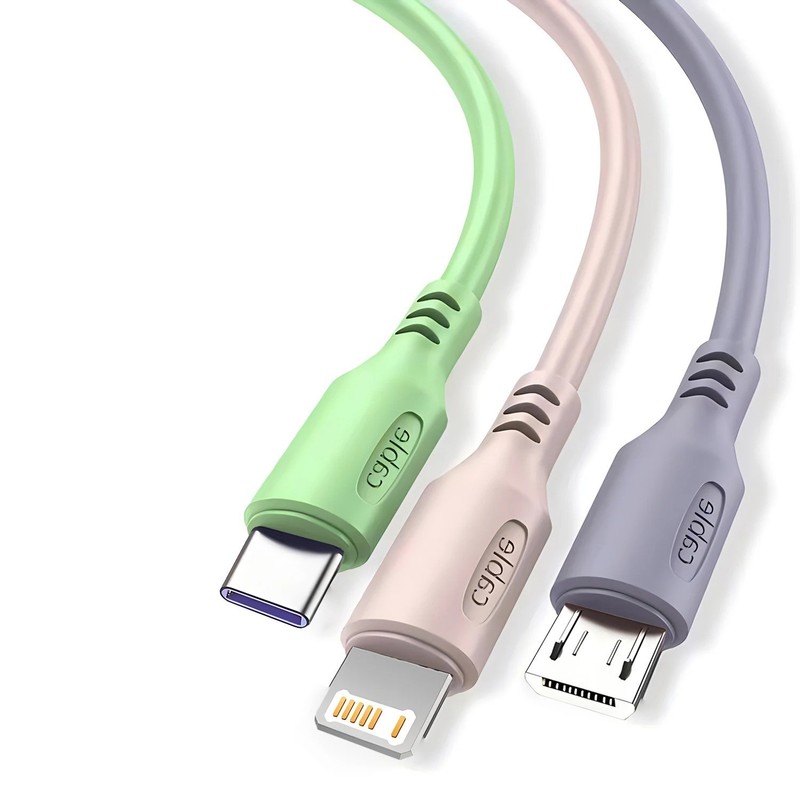 3 in 1 Fast USB Charging Cable Universal Multi Function Cell Phone Charger Cord gallery