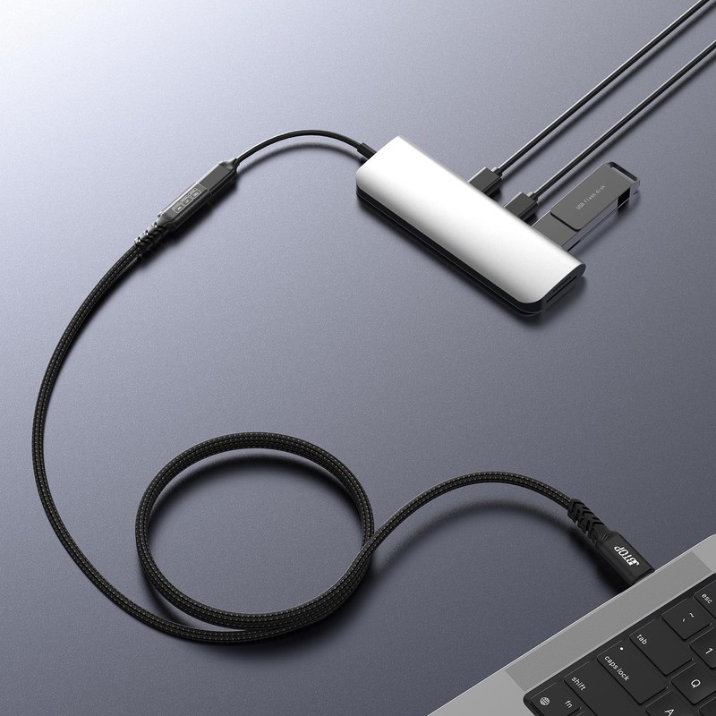USB C Extension Cable 80Gbps 3.3ft, 240W Charging/80Gbps Data Transfer/16K Vi... gallery