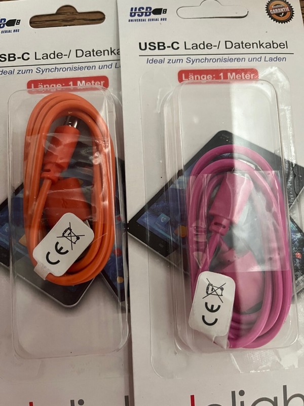 2 USB DATA CABLE -C 1M DELIGHT TABLET SMARTPHONE UNIVERSAL COMPATIBLE CHARGING