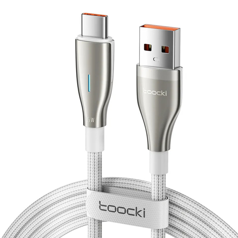 Rapid Charging with the Toocki USB-A to Type-C 6A 66W Fast Charging Cable gallery
