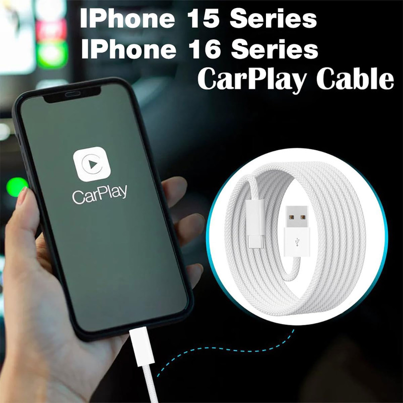 Iphone 15/16/17 Car Charger for Car Carplay Cable USB C to USB Cable for Iphone gallery