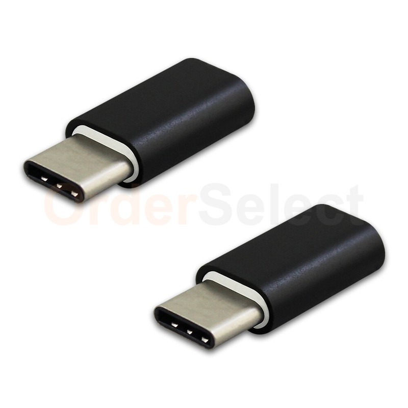 2X Micro USB to USB Type-C OTG Adapter for Android Samsung S9 S9+ Plus Note 9 B