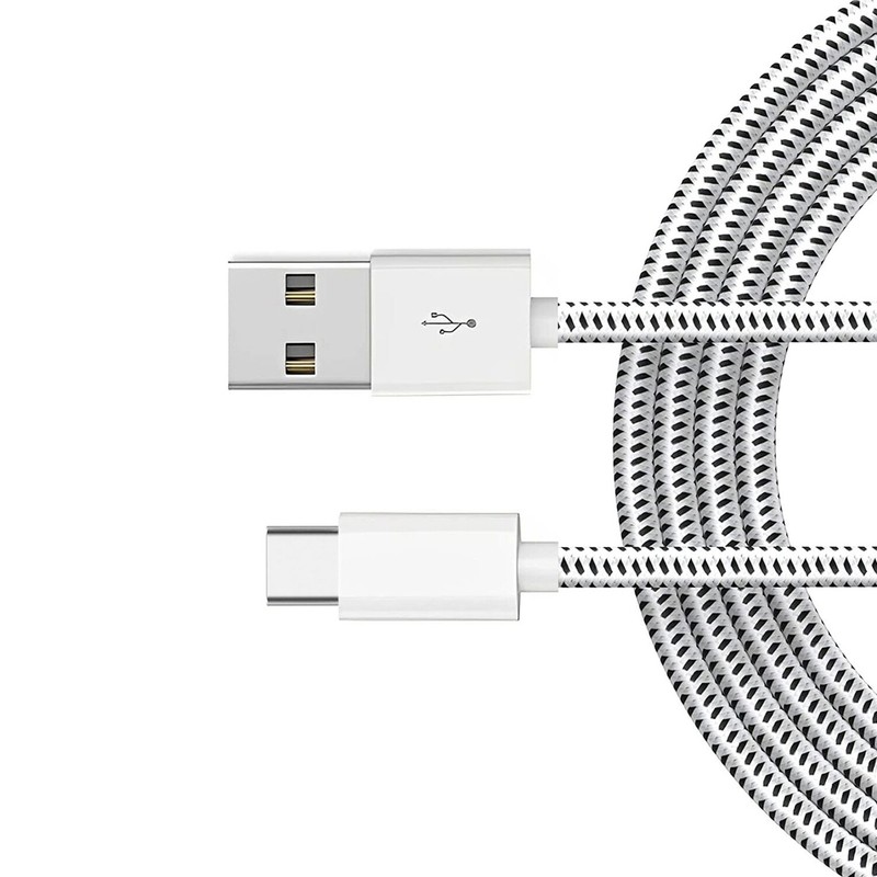 Type-C 6ft USB Cable Charger Cord Power Wire USB-C Long Braided Fast for Tablets